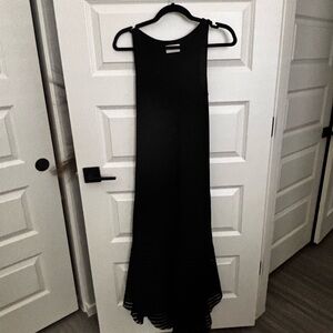Elohim Elegant Black Sleeveless Maxi Dress XS